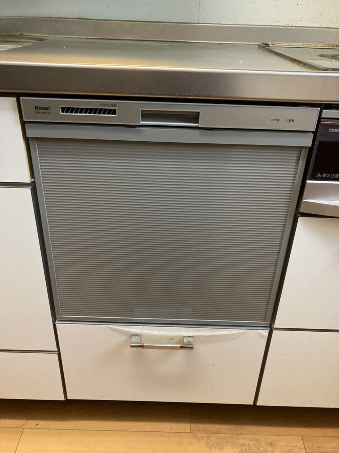 おすすめネット ガス家 店食器洗い機 食器洗い乾燥機 リンナイ スライドオープンタイプ RSW-601C-SV 取替用 幅60cm  奥行65cm シルバー